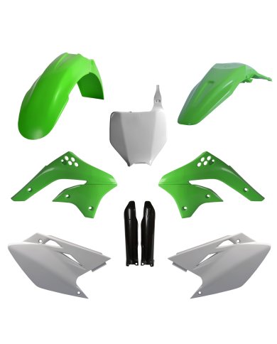 Full kit de plásticos Polisport Kawasaki KX 450 F 06-08 Réplica Full kit de plásticos Polisport Kawasaki KX 450 F 06-08 Réplica