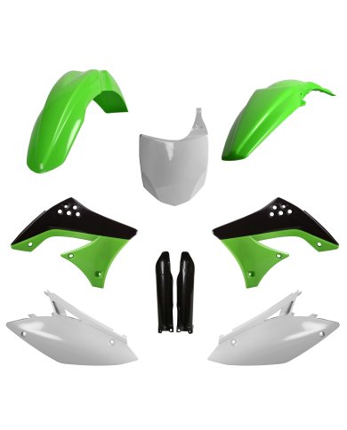 Full kit de plásticos Polisport Kawasaki KX 450 F 09-11 Réplica Full kit de plásticos Polisport Kawasaki KX 450 F 09-11 Réplica