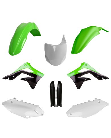 Full kit de plásticos Polisport Kawasaki KX 450 F 2012 Réplica Full kit de plásticos Polisport Kawasaki KX 450 F 2012 Réplica
