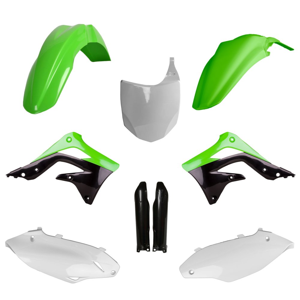 Full kit de plásticos Polisport Kawasaki KX 450 F 2012 Réplica
