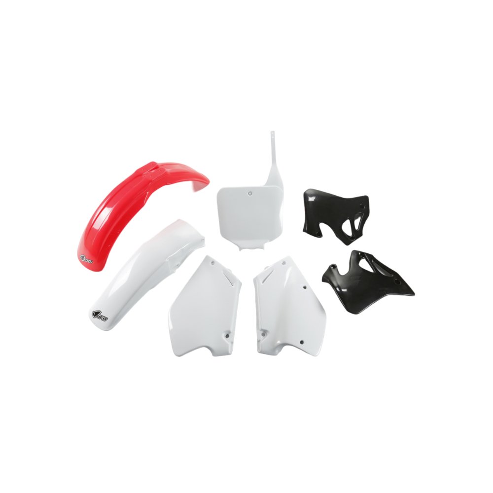 Kit de Plásticos UFO Color Origen Honda CR 125 95-97 (Guardabarros trasero blanco)