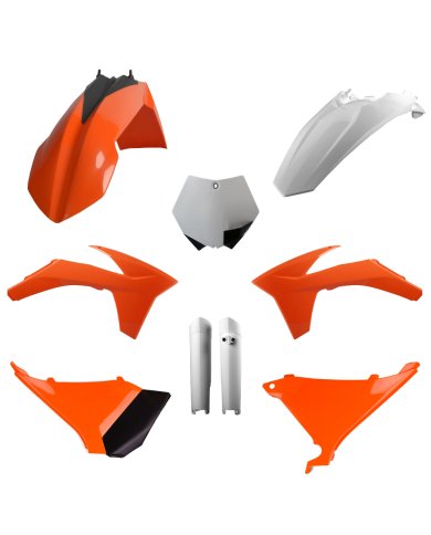 Full kit de plásticos Polisport KTM SX 125/250 2011 Full kit de plásticos Polisport KTM SX 125/250 2011