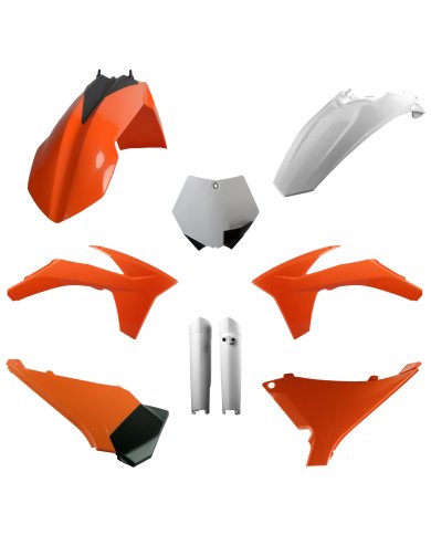 Full kit de plásticos Polisport KTM SX/SX-F 2012 Full kit de plásticos Polisport KTM SX/SX-F 2012
