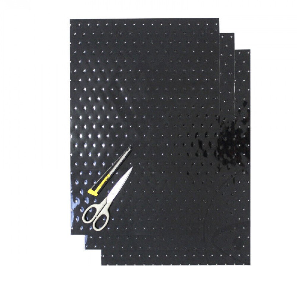 Adhesivo fondo para dorsal transpirable Blackbird negro - Pack de 3 Uds