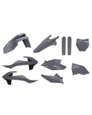 Full kit de plásticos Polisport KTM SX/SX-F 16-18 Gris Full kit de plásticos Polisport KTM SX/SX-F 16-18 Gris