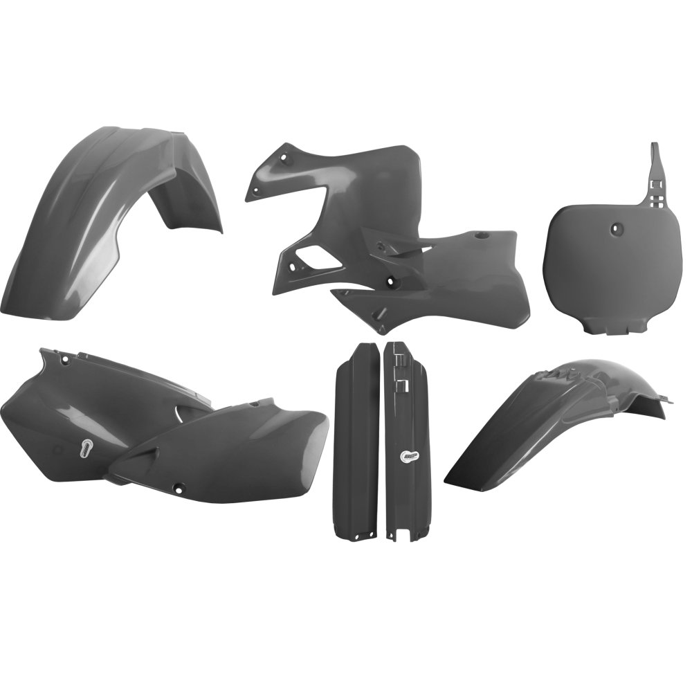 Full kit de plásticos Polisport Yamaha YZ 125/250 96-99 Gris