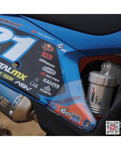 Protector de adhesivos Polisport Yamaha YZF/WRF 250/450 Protector de adhesivos Polisport Yamaha YZF/WRF 250/450
