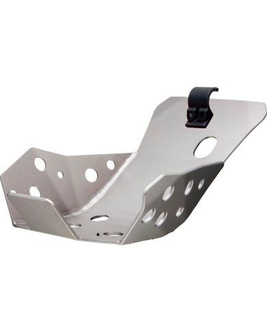 Cubrecarter aluminio plata texturado Gas Gas EC 125 01-09 MC 125 02-07