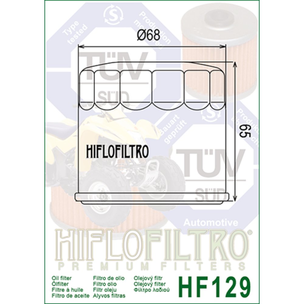 Filtro de aceite HF129