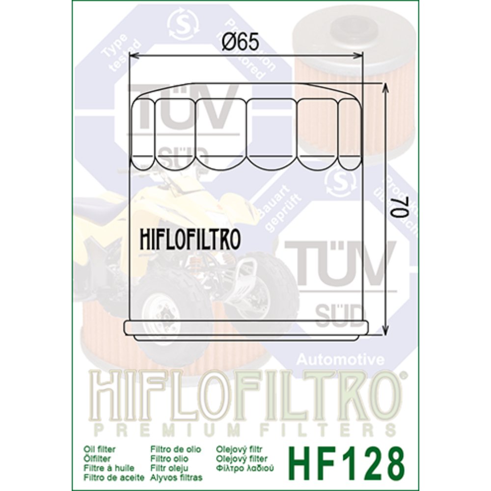 Filtro de aceite HF128