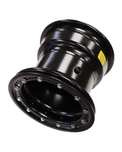 Llanta trasera Negra con Beadlock 4x115 / 4x110