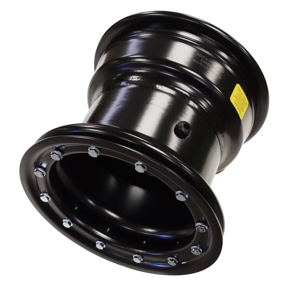 Llanta trasera Negra con Beadlock 4x115 / 4x110