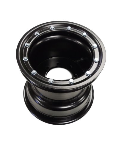 Llanta trasera Negra con Beadlock 4x115 / 4x110