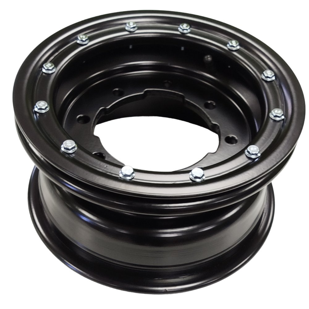 Llanta delantera Negra con Beadlock  4x156 / 4x145