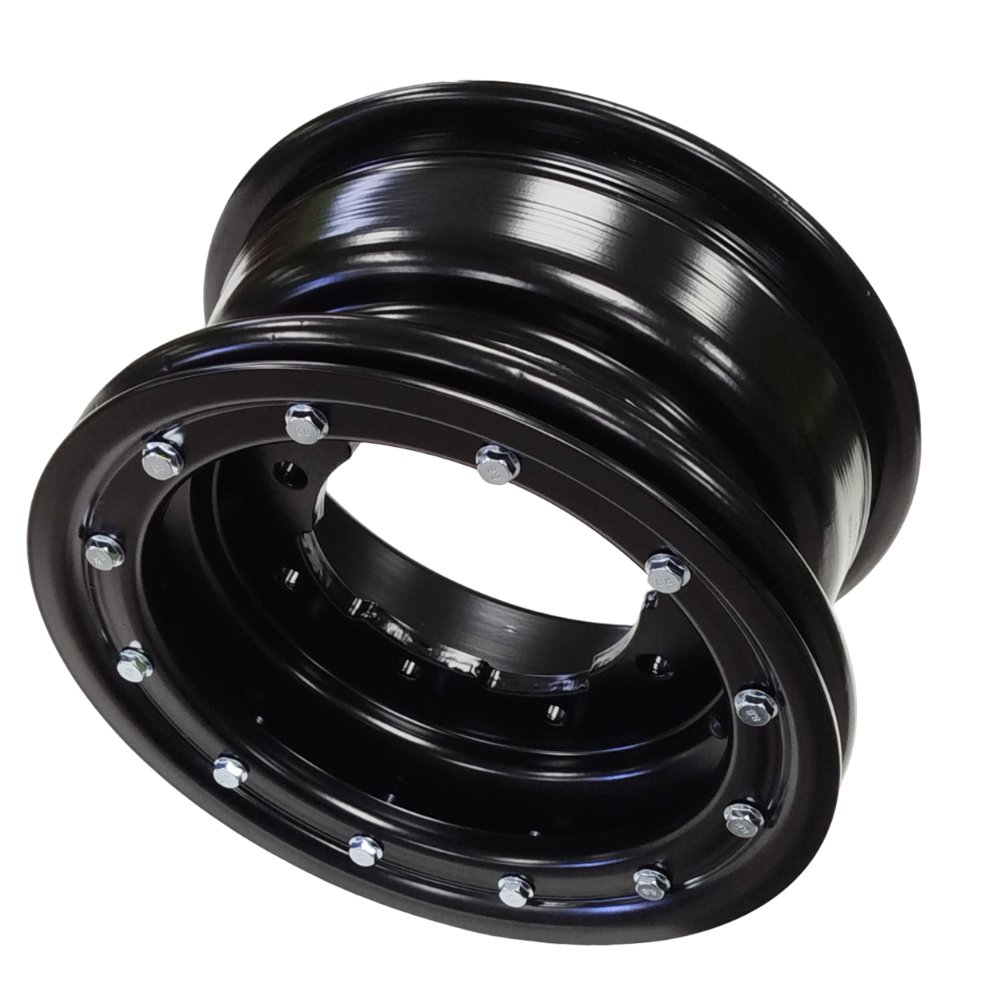 Llanta delantera Negra con Beadlock  4x156 / 4x145