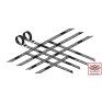 Pack 2 cintas parrillas universal 3x4x4 Negras super reforzadas CROSSPRO Pack 2 cintas parrillas universal 3x4x4 Negras super reforzadas CROSSPRO