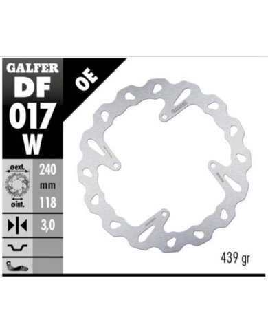 Disco de freno delantero Galfer DF017W Honda CR 125/250/500 92-94