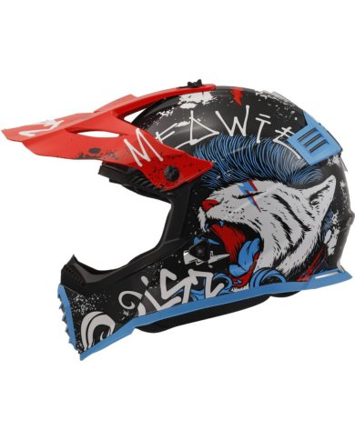 Casco LS2 MX437 Fast II Evo Mini Starmaw (niño) Casco LS2 MX437 Fast II Evo Mini Starmaw (niño)