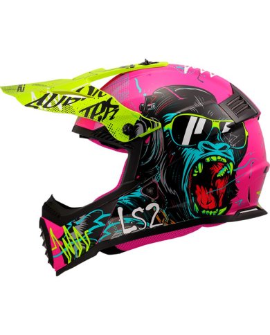 Casco LS2 MX437 Fast II EVO Mini Gorilla (niño)