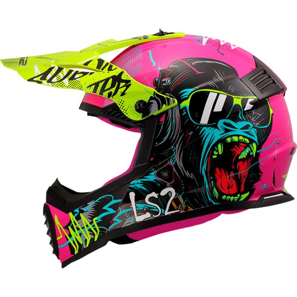 Casco LS2 MX437 Fast II EVO Mini Gorilla (niño)