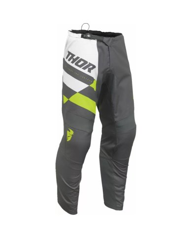 Pantalón Thor Checker Gris/Amarillo fluor (Niño) Pantalón Thor Checker Gris/Amarillo fluor (Niño)