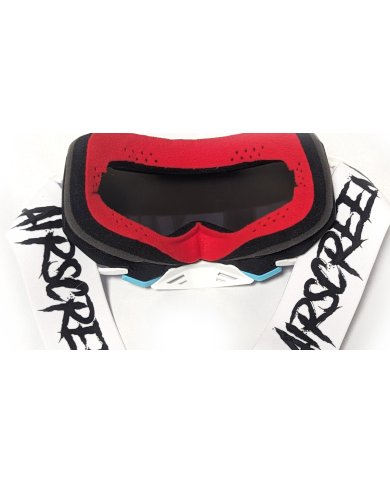 Gafas Airscreen Aero EX 02 Blanca/Azul cristal con aberturas laterales