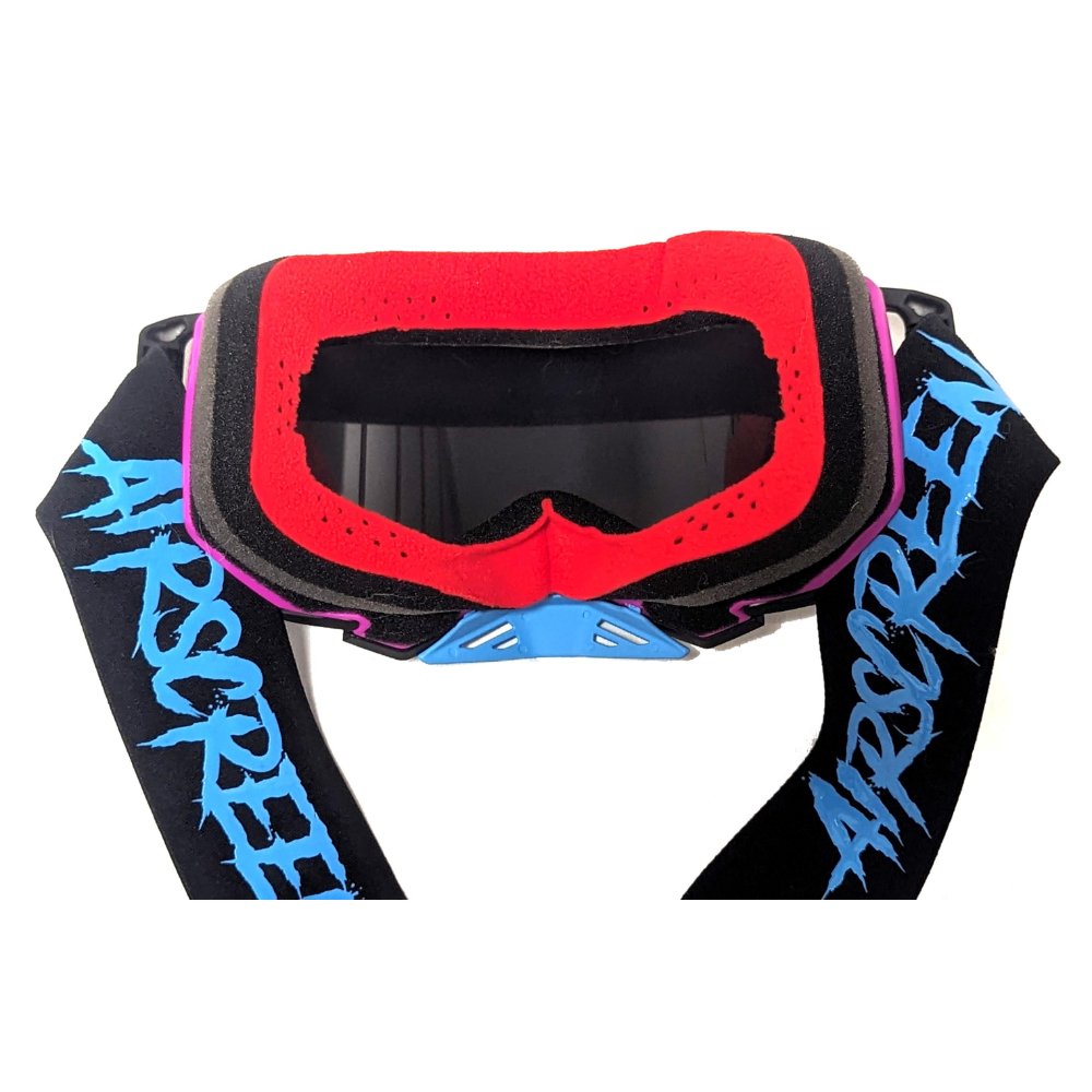 Gafas Airscreen Aero EX 01 Negra/Morada cristal con aberturas laterales