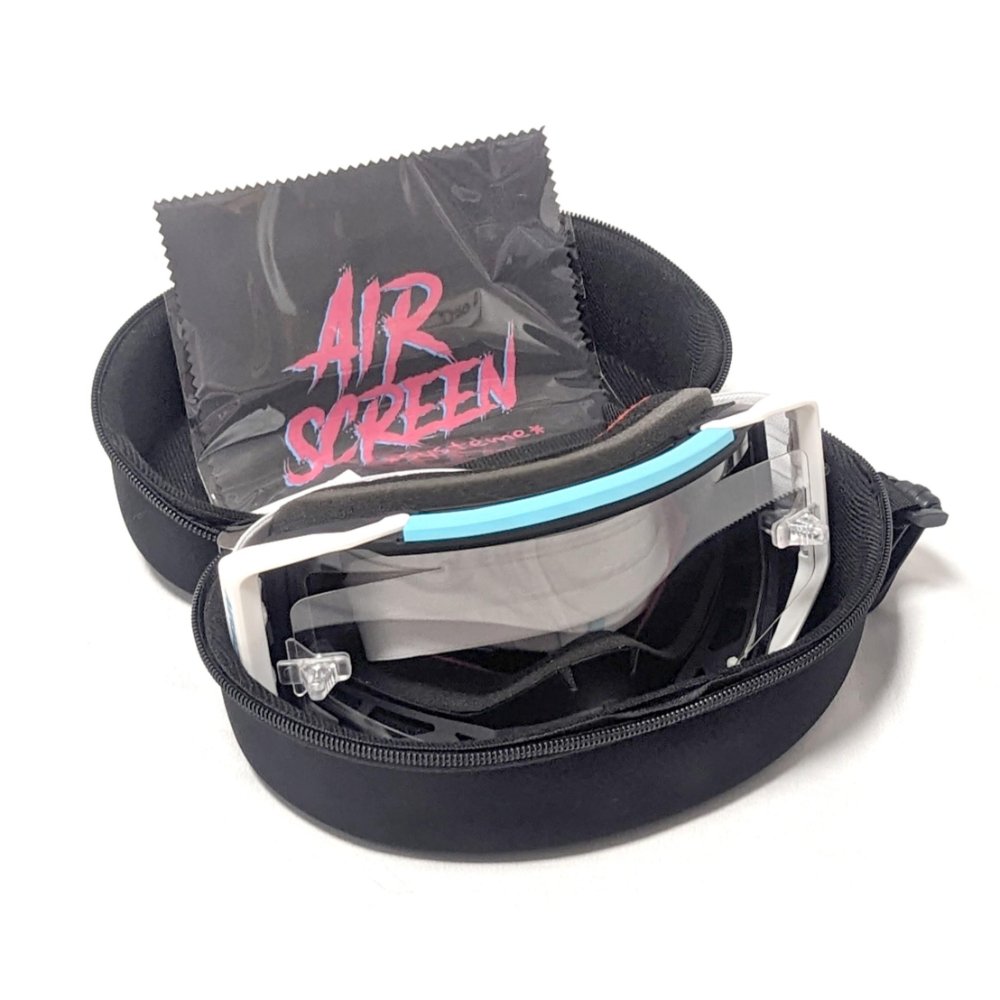 Gafas Airscreen Aero EX 01 Negra/Morada cristal con aberturas laterales