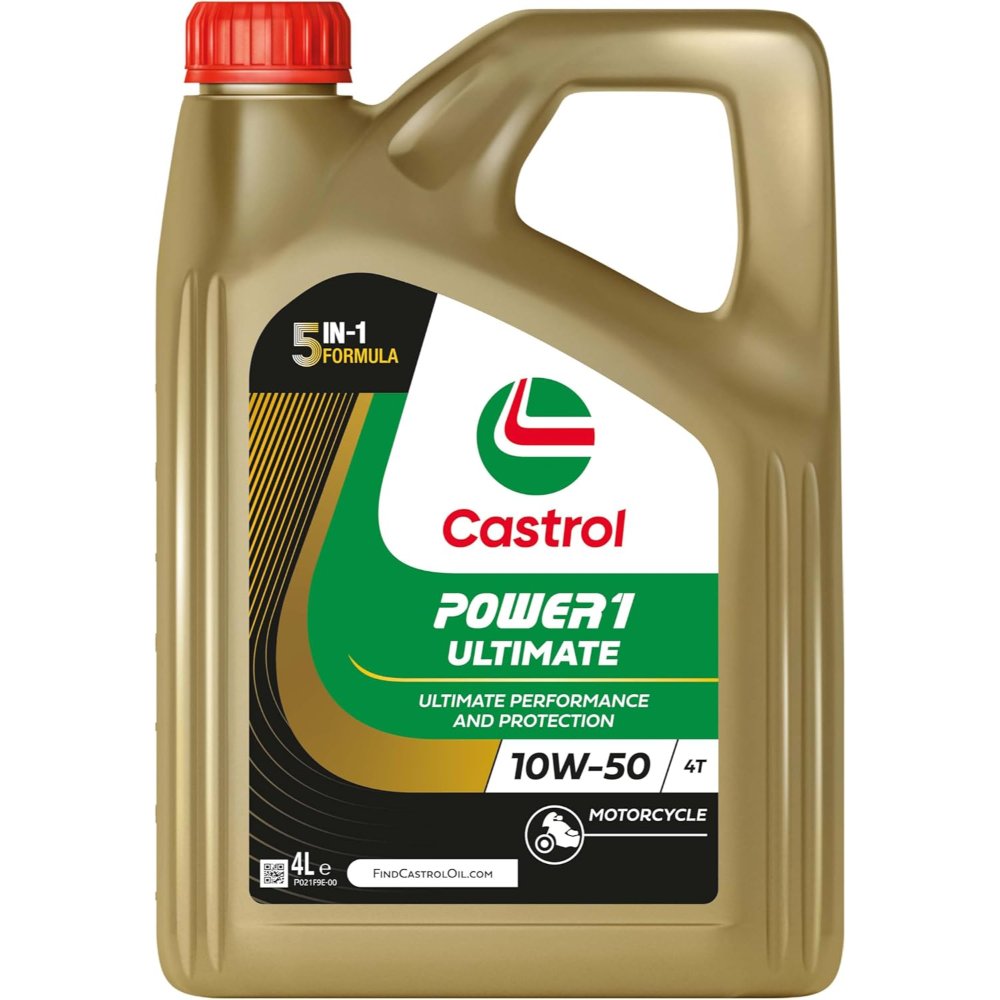 Aceite motor 4T Castrol Power1 Ultimate 10W50 (4 Litros) Aceite motor 4T Castrol Power1 Ultimate 10W50 (4 Litros)