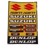 Pliego pegatinas Suzuki