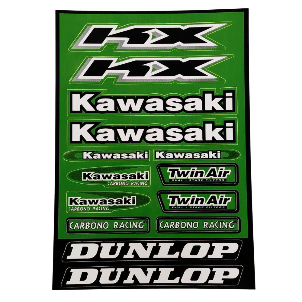 Pliego pegatinas Kawasaki Pliego pegatinas Kawasaki