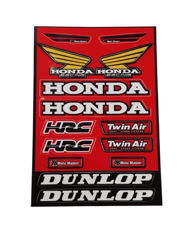Pliego pegatinas Honda