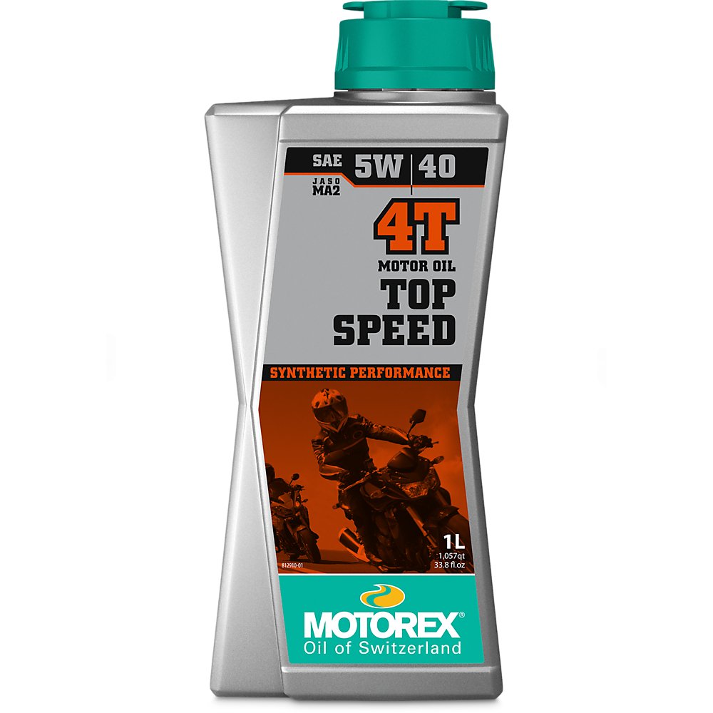 Aceite motor 4T Motorex Top Speed 5W40  (1 Litro)