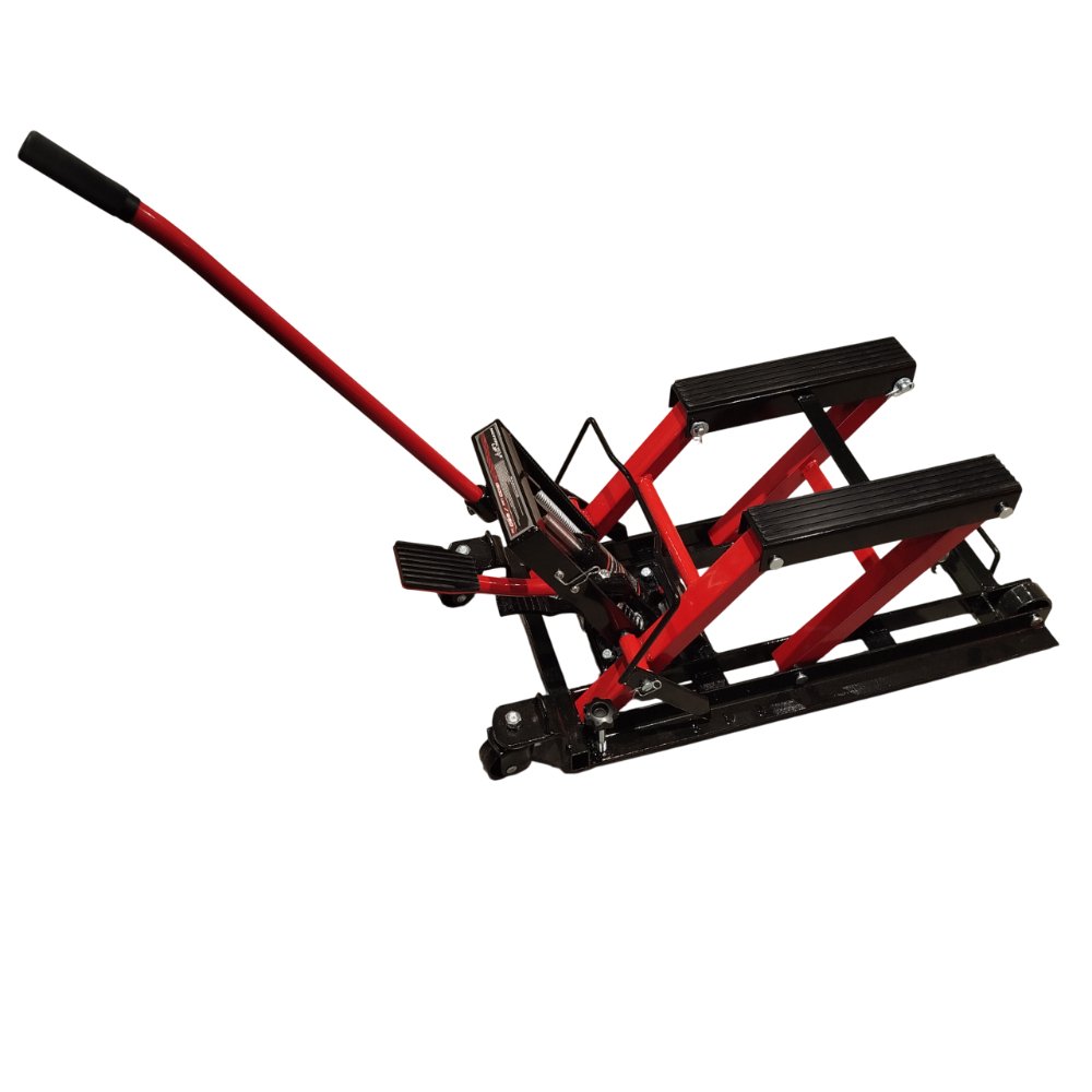 Caballete hidraúlico quad/trail/custom con ruedas