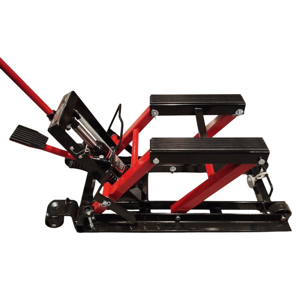 Caballete hidraúlico quad/trail/custom con ruedas