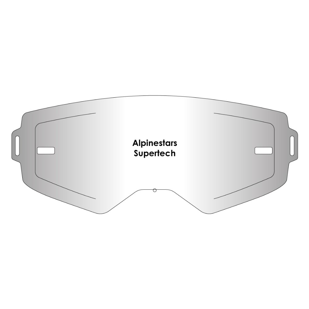 Cristal Airscreen con aberturas laterales Alpinestars Supertech