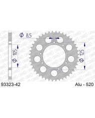 Corona AFAM aluminio Pampera 250 01-15 (105 mm interior)