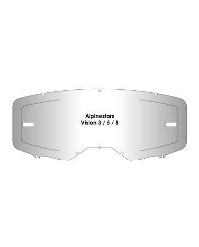 Cristal Airscreen con aberturas laterales Alpinestars Vision 3/5/8