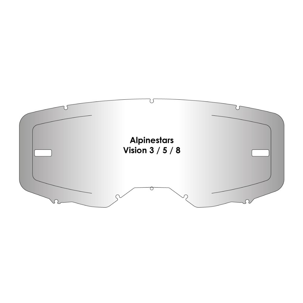 Cristal Airscreen con aberturas laterales Alpinestars Vision 3/5/8