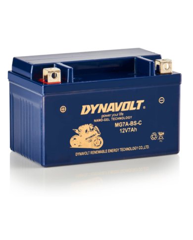 Batería Dynavolt YTX7A-BS Nano gel