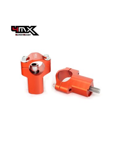 Torretas KTM aluminio naranja +52 mm