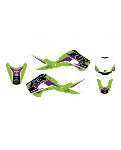 Kit de adhesivos Blackbird Racing Dream 5 Kawasaki KX 65 00-25