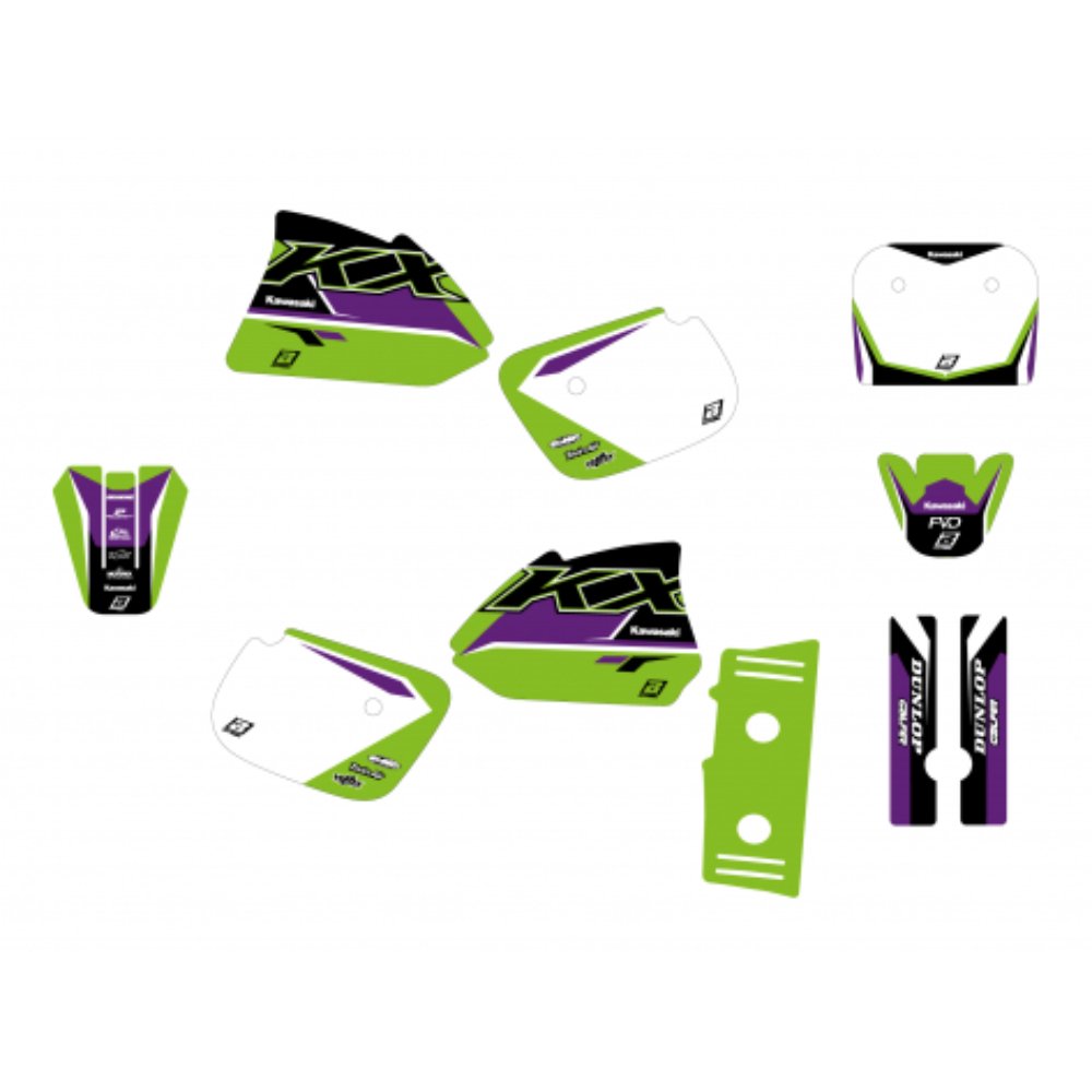 Kit de adhesivos Blackbird Racing Dream 5 Kawasaki KX 60 85-20