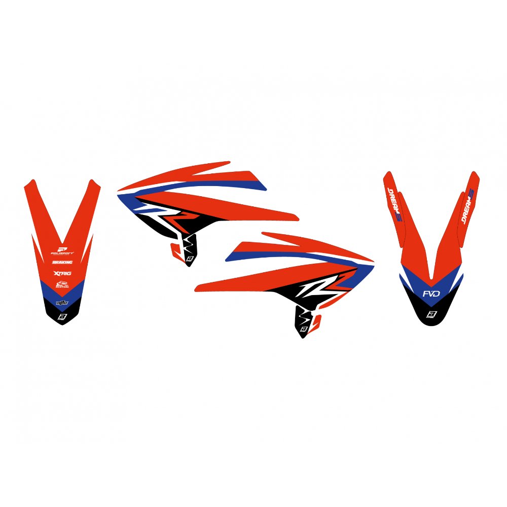 Kit de adhesivos Blackbird Racing Dream 5 Beta RR 4T 05-09