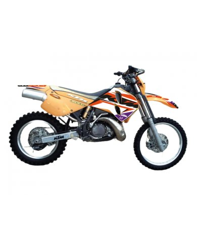 Kit de adhesivos Blackbird Racing Dream 5 Ktm LC4 (4 tiempos) 96-99 Kit de adhesivos Blackbird Racing Dream 5 Ktm LC4 (4 tiempos) 96-99