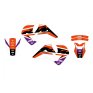 Kit de adhesivos Blackbird Racing Dream 5 Ktm LC4 (4 tiempos) 96-99