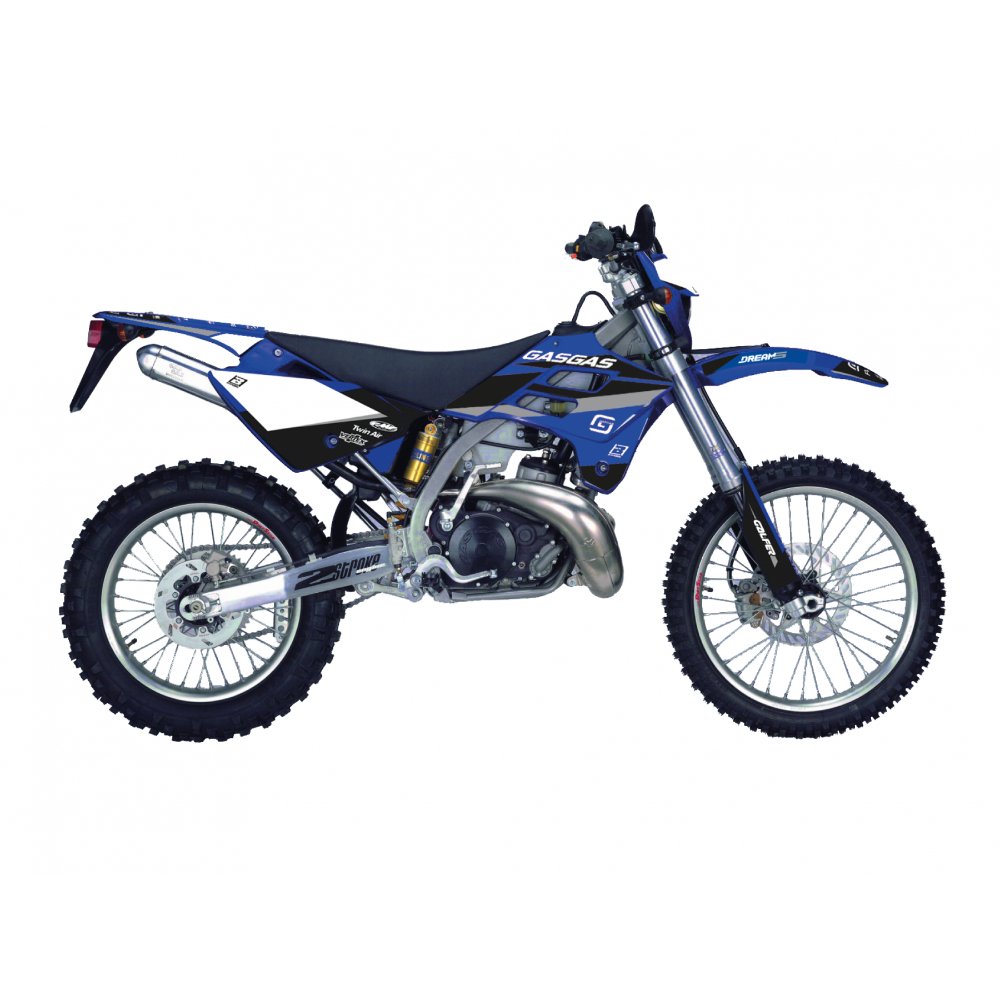 Kit de Pegatinas BlackBird Dream 5 Gas Gas EC 300 02/06 Azul