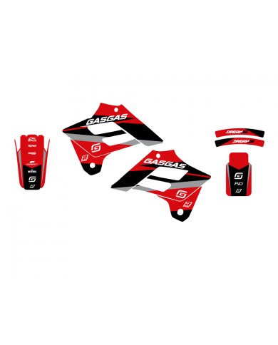 Kit de Pegatinas BlackBird Dream 5 Gas Gas EC 250 02-06 FSE 400/450 02-06 Kit de Pegatinas BlackBird Dream 5 Gas Gas EC 250 02-06 FSE 400/450 02-06