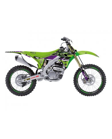 Pack plásticos + adhesivos Kawasaki KXF 250 13-16