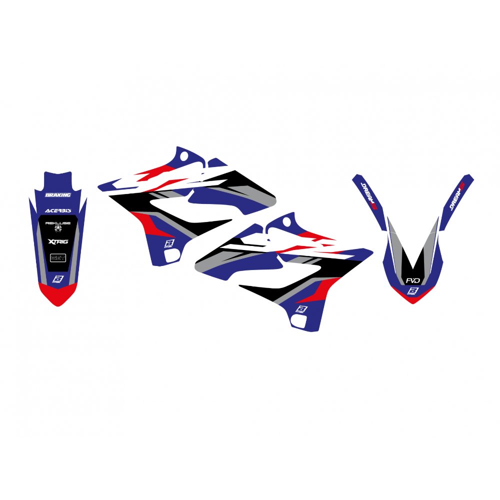 Pack plásticos + adhesivos Yamaha YZ 125 / YZ 250 15-21 Pack plásticos + adhesivos Yamaha YZ 125 / YZ 250 15-21